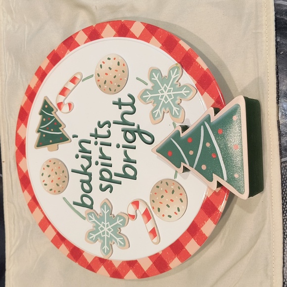 NWT St. Nicholas Square Holiday Sign - Picture 3 of 3